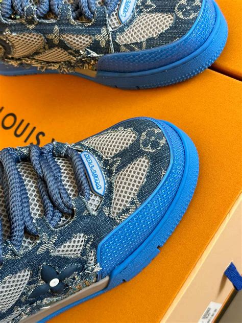 lv blue skate trainers.